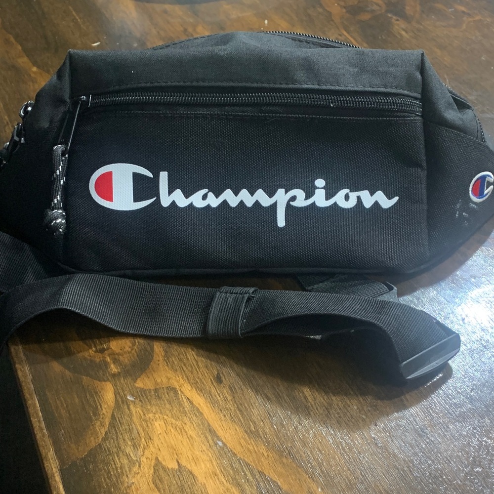 Champion Black Belt Bag with Logo